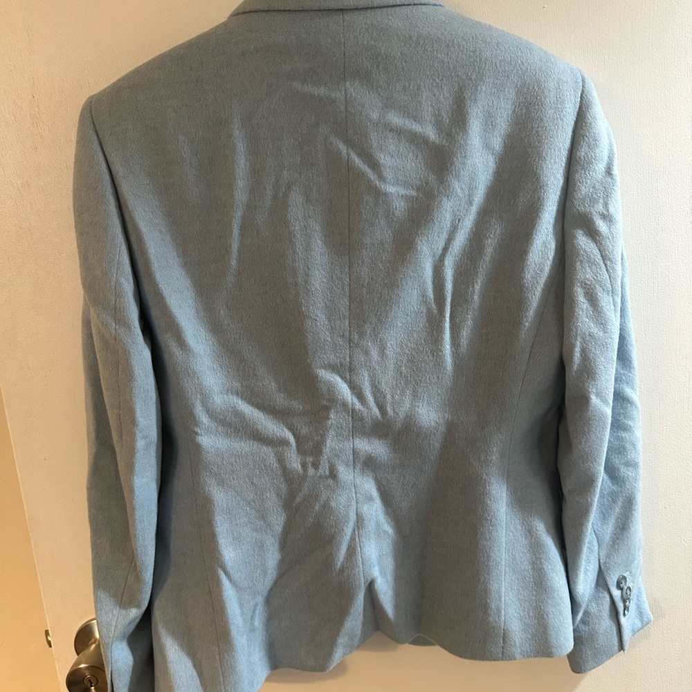 Brooks Brothers Wool & Angora Light Blue Blazer - Picture 2 of 8